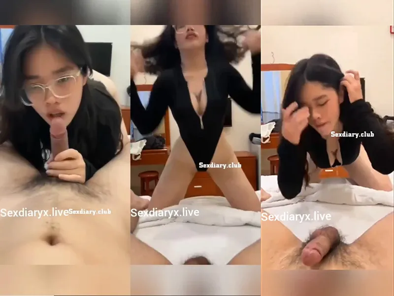 Em rau vú đẹp kính cận mút cục thịt điêu luyện